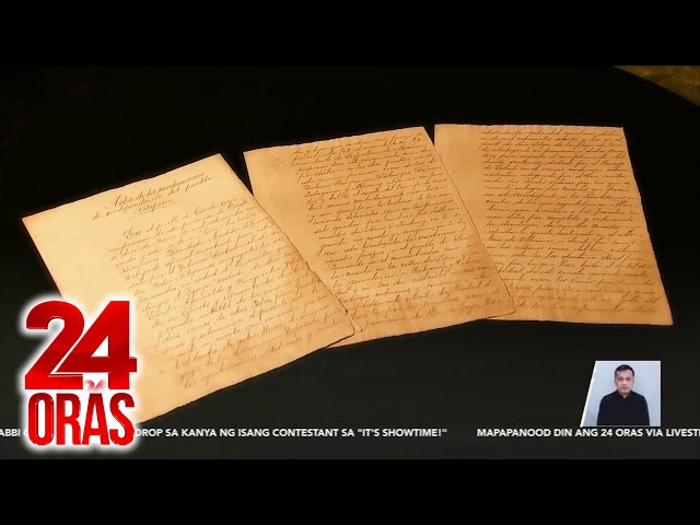 ⁣Kopya ng Acta de la Proclamacion de Independencia del Pueblo Filipino, ipasusubasta | 24 Oras