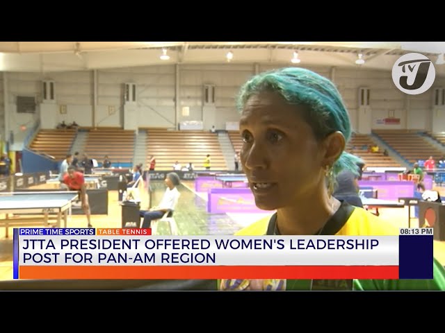 ⁣JTTA President Offered Women's Leadership Post for PAN-AM Region