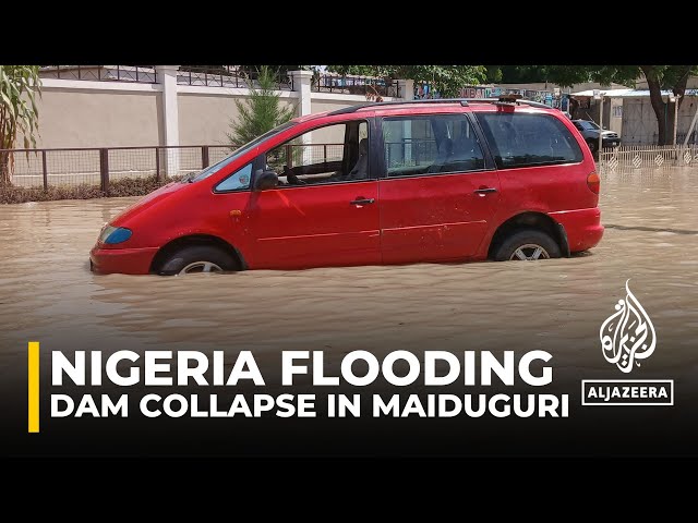 ⁣Nigeria flooding: Dam collapse sends water surging into Maiduguri