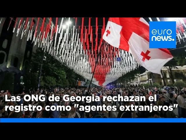 ⁣La mayoría de las ONG de Georgia se niega a registrarse como "agente extranjero" según la 