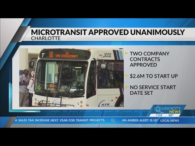 ⁣Charlotte offically approves CATS microtransit service