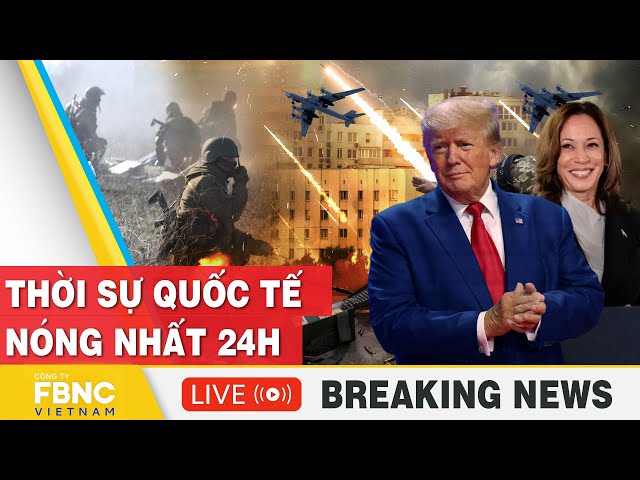 ⁣TRỰC TIẾP: Thời sự Quốc tế mới nhất: Israel mượn tay Mỹ diệt Iraq? Trump-Harris rượt nhau từng li