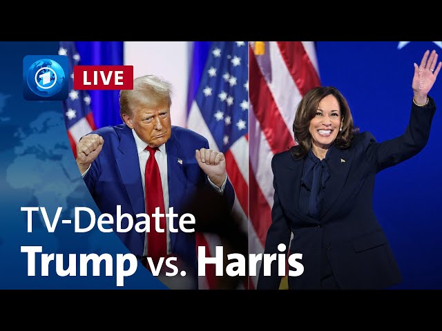 ⁣US-Wahlkampf: Kamala Harris und Donald Trump im TV-Duell