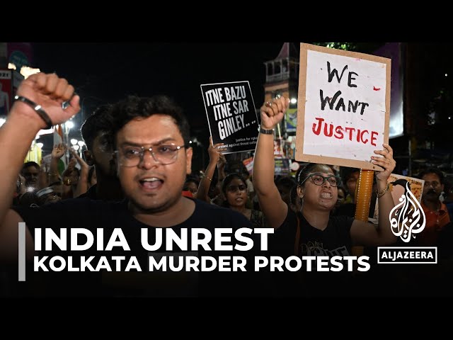 ⁣Kolkata murder protests: Junior doctors refuse to end demonstrations