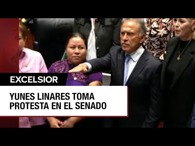 ⁣LO ÚLTIMO: Yunes Márquez pide licencia al Senado y su papá toma protesta como legislador