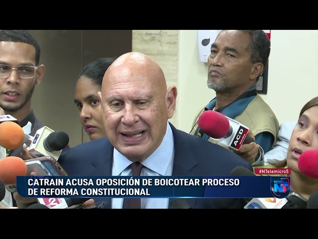 ⁣Catrain acusa oposición de boicotear proceso de Reforma Constitucional