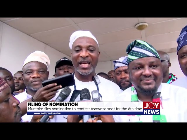 ⁣Filing of nomination: Muntaka files nomination to contest Asawase seat for the 6th time