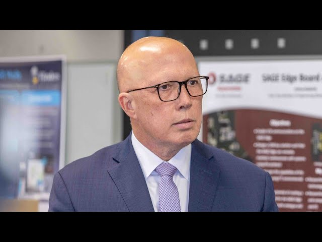 ⁣Peter Dutton warns against a Labor minority government