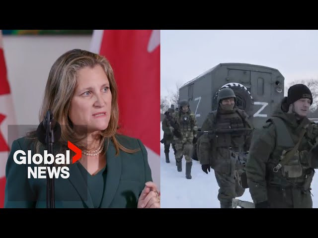 ⁣Freeland blasts Canadian funds going to ‘Russians at War’ doc: "Not right"