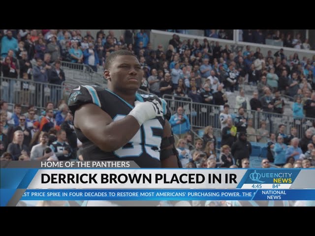 ⁣Panthers DT Derrick Brown out for the season with knee injury