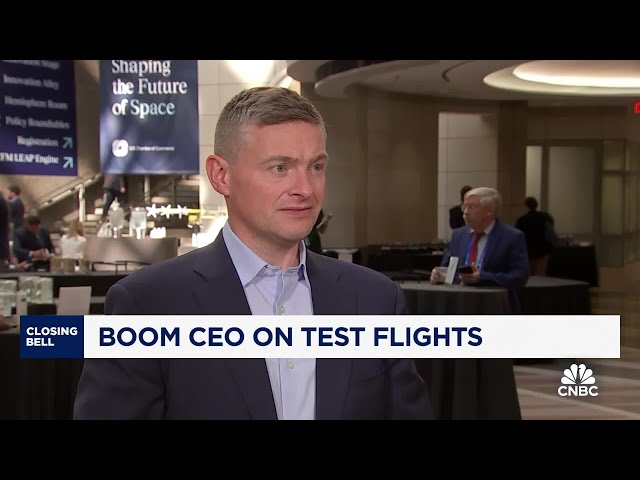 ⁣Boom Supersonic CEO on commercial service, flying faster than the speed of sound and raising capital