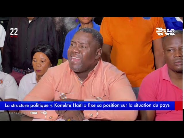 ⁣La structure politique « Konekte Haïti fixe sa position sur la situation du pays