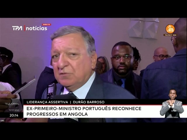 Liderança Assertiva - Durão Barroso Ex-Primeiro Ministro português reconhece progressos em Angola