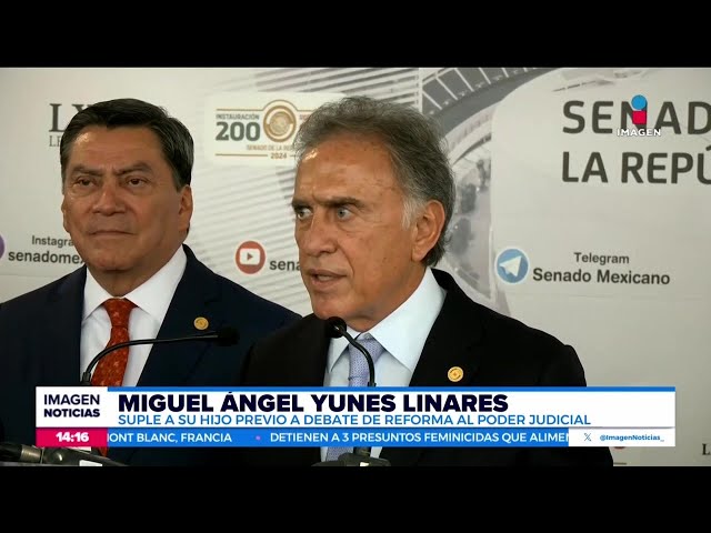 ⁣Miguel Ángel Yunes Linares señala que no va a dejar las filas del PAN | Noticias Crystal Mendivil