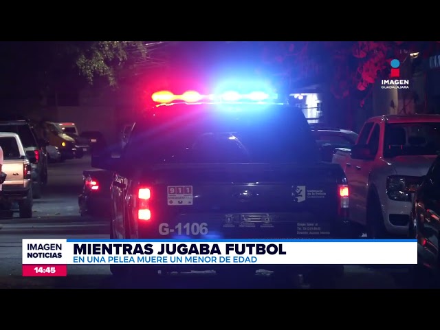 ⁣Joven de 16 años muere en pelea tras partido en Guadalajara | Noticias GDL con Fabiola Anaya