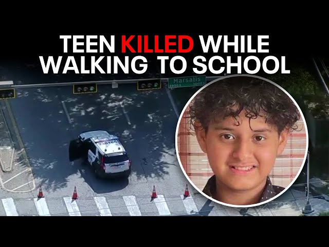 ⁣Family of Dallas boy, 14, killed while walking to school pushes for more pedestrian safety