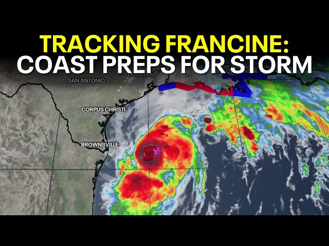 ⁣Tracking Francine: Hurricane landfall expected in Louisiana, Texas prepping for storm surge