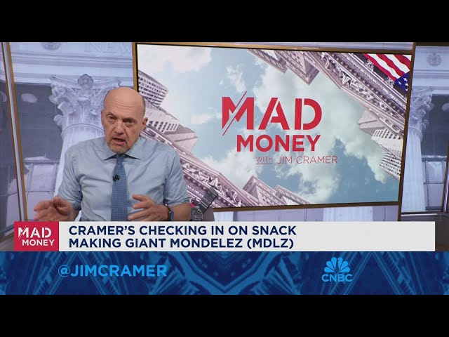 ⁣Mondelez is trading as if GLP-1 drugs don't exist, says Jim Cramer