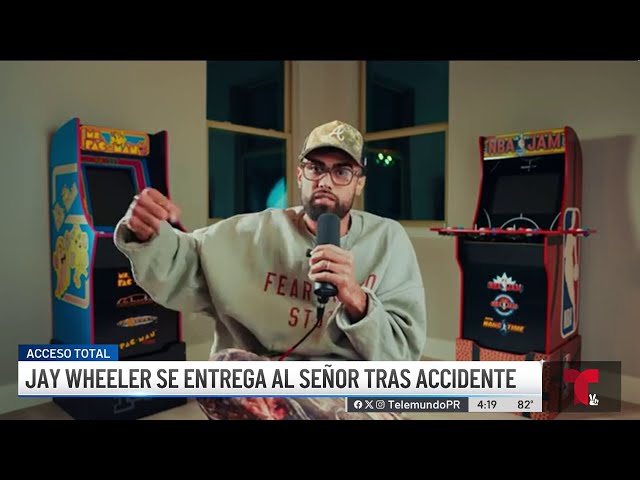 ⁣Jay Wheeler se entrega a Dios tras accidente