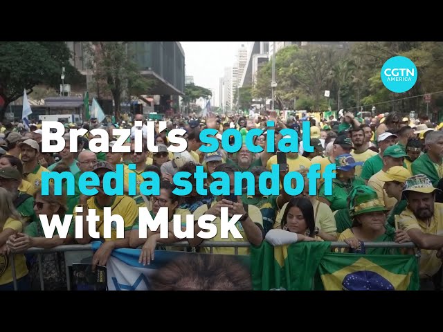 ⁣Brazil’s social media standoff with Musk