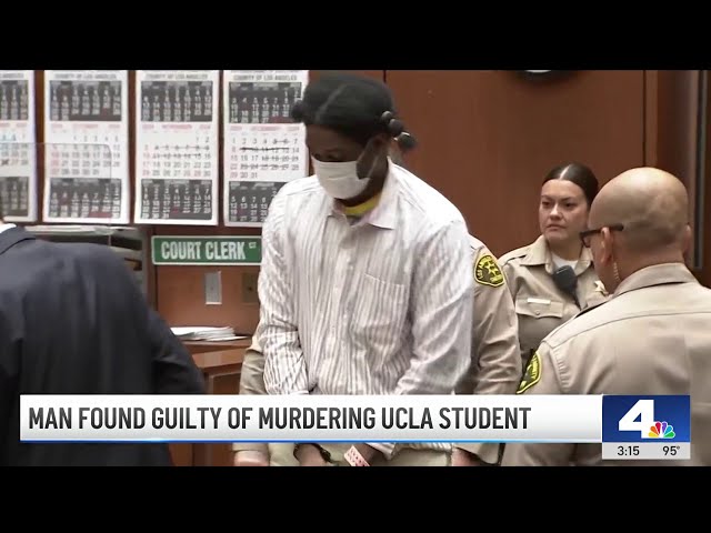 ⁣Man found guilty of murdering UCLA student in Hancock Park