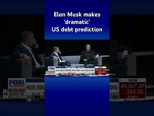 ⁣Elon Musk warns America is going bankrupt ‘extremely quickly’ #shorts