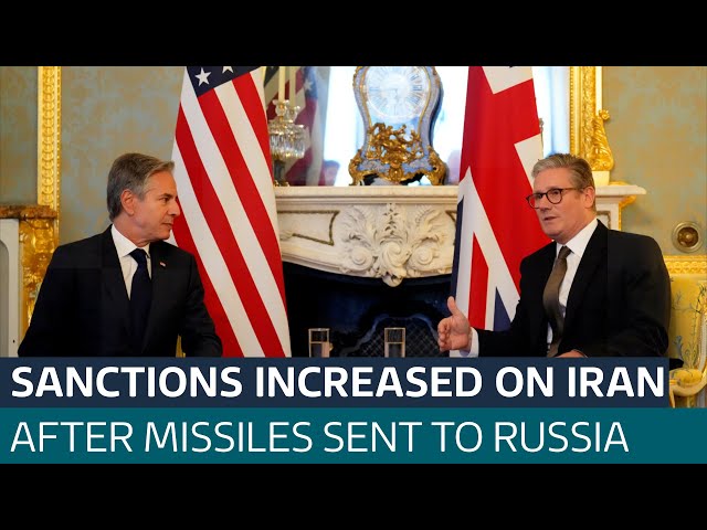 ⁣Iran has sent ballistic missiles to Russia in a 'dramatic escalation', Blinken says | ITV 