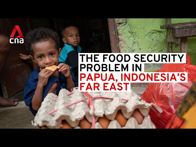 ⁣The food security problem in Papua, Indonesia's far east