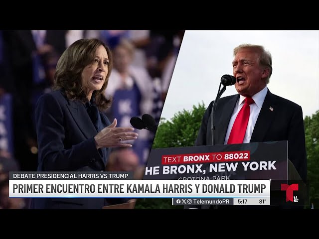 ⁣Harris vs Trump: expectativas ante el debate presidencial