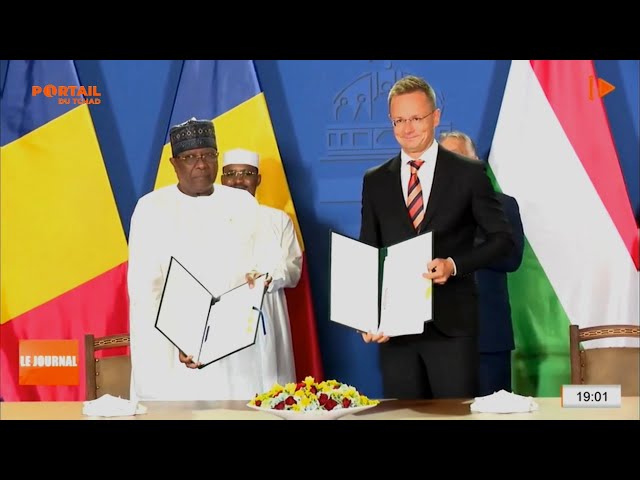 ⁣TCHAD/HONGRIE - Signature des accords de coopération entre les deux Pays