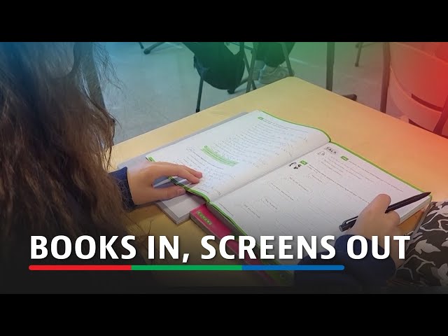 ⁣Books in, screens out: Some Finnish pupils go back to paper after tech push | ABS-CBN News