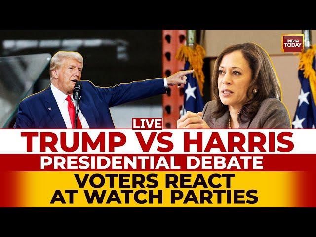 ⁣LIVE US Presidential Debate Watch Party In Georgia And North Carolina | US Election LIVE | LIVE NEWS