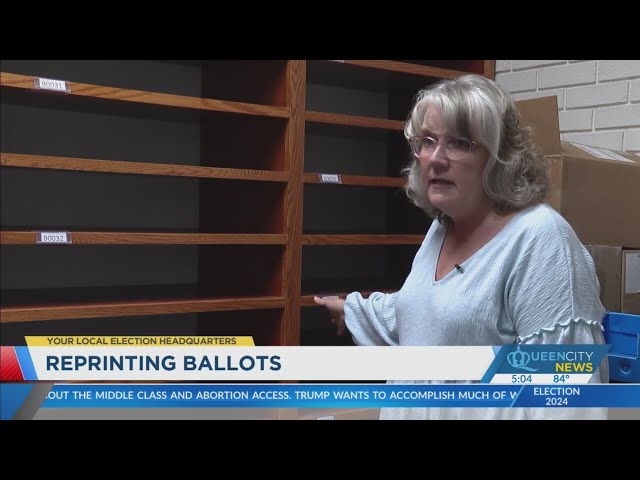 ⁣What is the cost of re-printing absentee ballots in North Carolina?