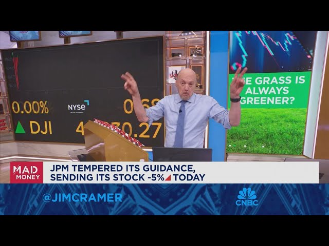 ⁣JPM lowered the boom on optimists who want to buy something other than tech, says Jim Cramer