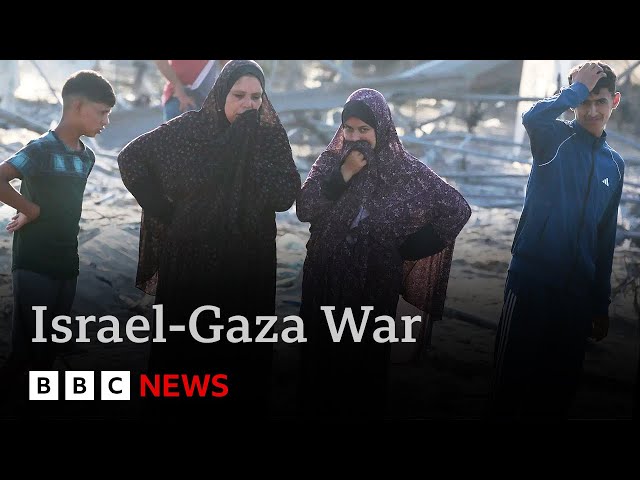 ⁣At least 19 killed in Israeli strike on Gaza ‘safe zone’ for displaced people | BBC News