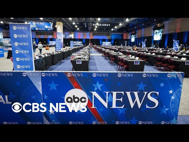 ⁣Inside the spin room ahead of Harris-Trump presidential debate | full coverage