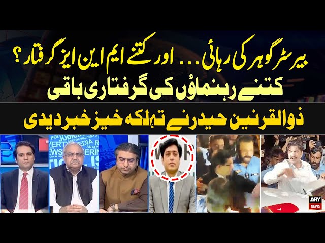 ⁣Barrister Gohar Ki Rehai, Aur Kitne MNA's Griftar? Zulqarnain Haider Reveals Big News