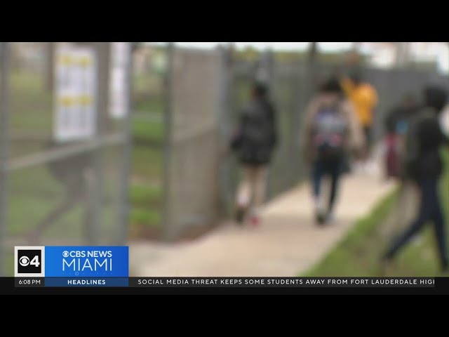 ⁣Girl, 12, accused of making threats to Broward schools