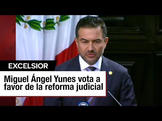 ⁣LO ÚLTIMO: Miguel Ángel Yunes reapareció para dar su voto en favor de la Reforma Judicial