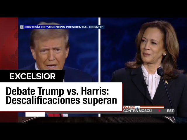 ⁣Primer debate entre Donald Trump y Kamala Harris: Faltaron propuestas concretas