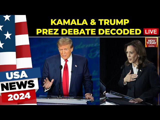 ⁣Donald Trump Vs Kamala Harris Presidential Debate Decoded  | Who Is Winning US Elections? | US News