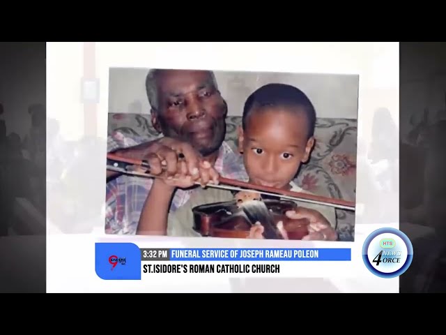 ⁣CULTURAL ICON JOSEPH RAMEAU POLEON LAID TO REST