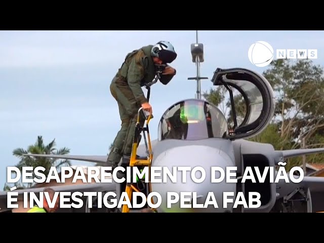 ⁣Desaparecimento de avião brasileiro é investigado pela FAB