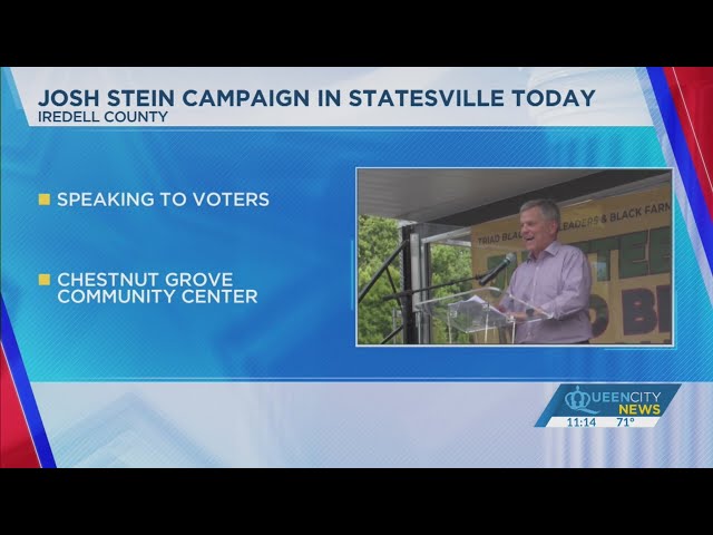 ⁣AG Josh Stein makes gubernatorial campaign stop in Statesville