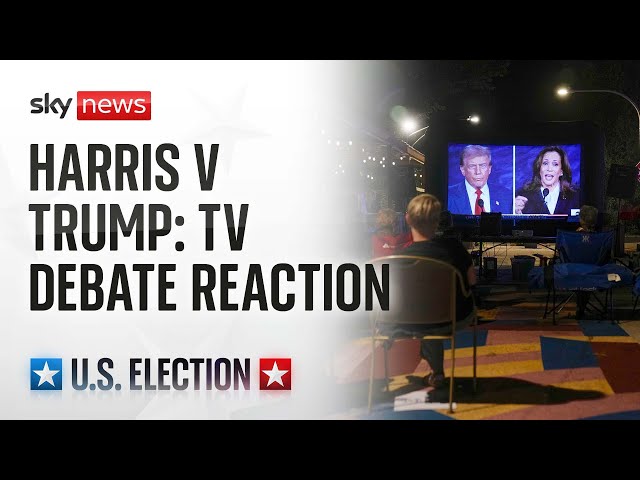 ⁣Trump V Harris - Reaction to the US Election Debate