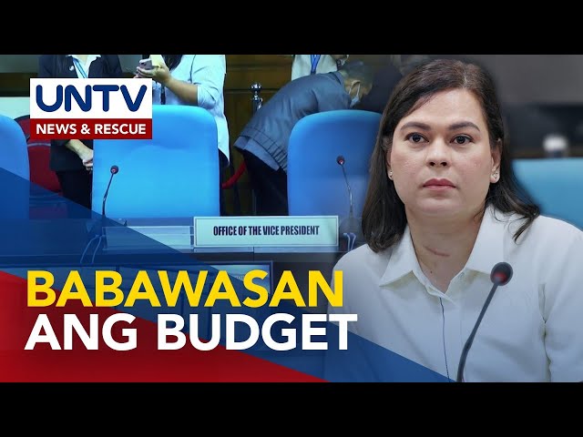 ⁣Di pagsipot ni VP Sara sa budget hearing, insulto sa Kamara; 2025 OVP budget, isinusulong na bawasan