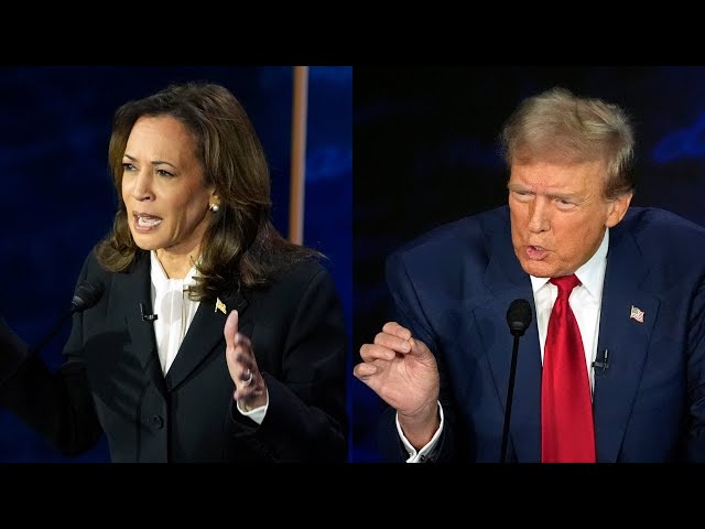 Kamala Harris and Donald Trump spar over key election issues