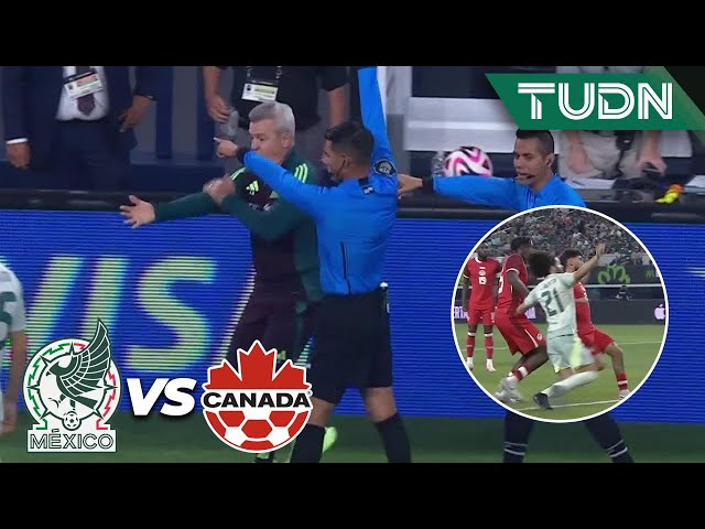 ⁣ ¡Aguirre EXPLOTA por un penal INEXISTENTE! | México 0-0 Canadá | Amistoso Internacional | TUDN