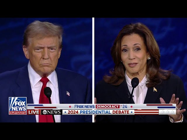 ⁣Kamala Harris blasts Donald Trump: You are going to hear from the 'same old tired playbook'