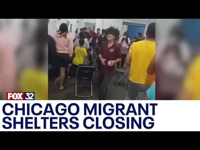 ⁣Chicago closing migrant shelters